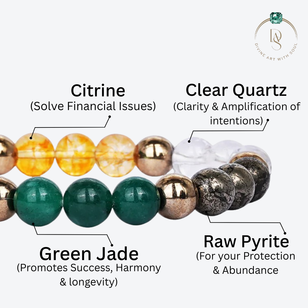 Natural Dhan Yog Bracelet - Attract Wealth, Prosperity and Success