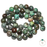 Natural African Turquoise Round Beads String
