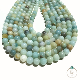 Natural Multi Amazonite Round Beads String