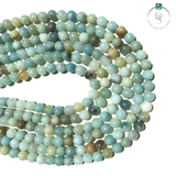 Natural Multi Amazonite Round Beads String
