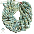 Natural Multi Amazonite Round Beads String