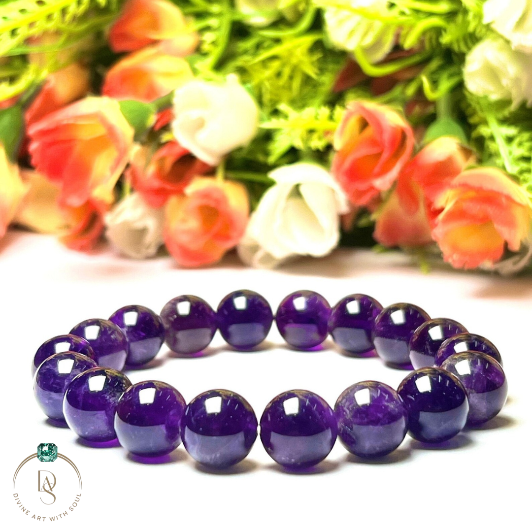 Natural Amethyst Bracelet