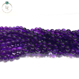 Natural Amethyst Round Beads String