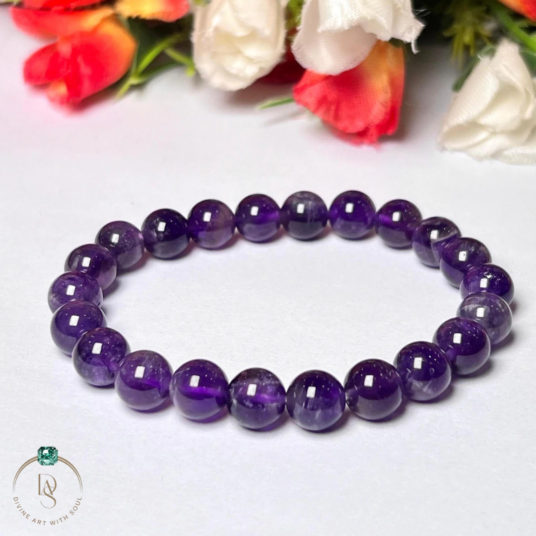 Natural Amethyst Bracelet