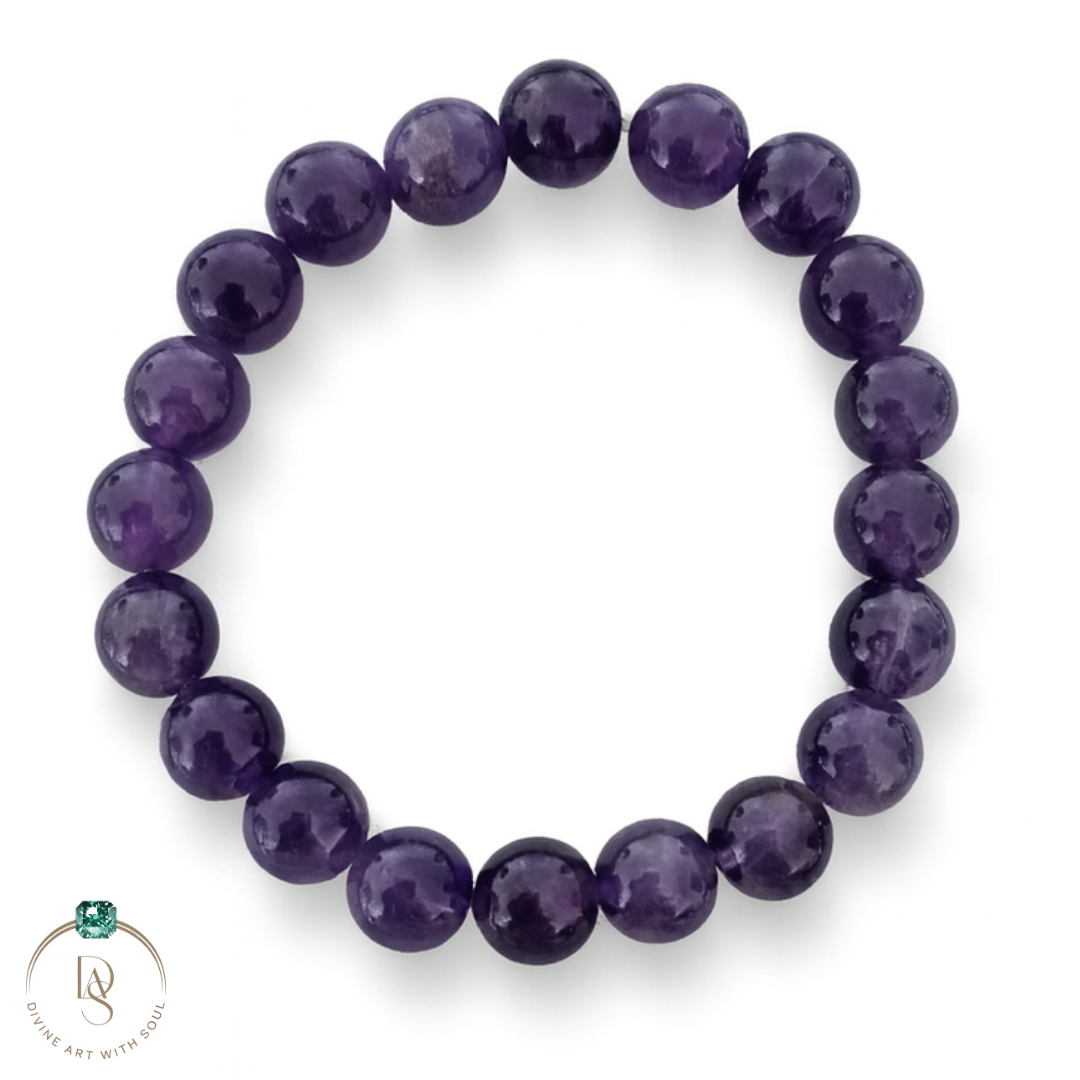 Natural Amethyst Bracelet