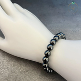 Natural Black Hematite Bracelet