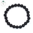 Natural Matte Black Onyx Bracelet