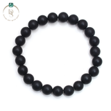 Natural Matte Black Onyx Bracelet