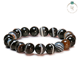 Natural Black Sulemani Hakik Bracelet
