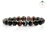 Natural Black Sulemani Hakik Bracelet