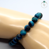 Natural Deep Blue Tiger Eye Bracelet
