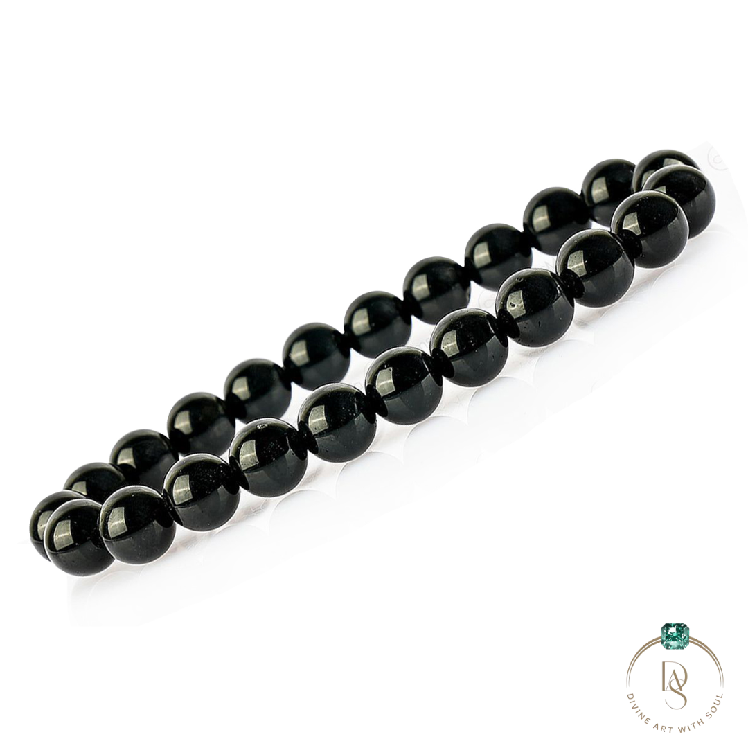 Natural Black Tourmaline Bracelet