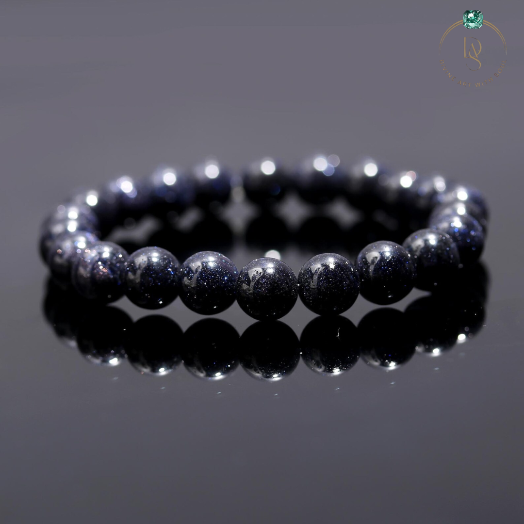 Natural Blue Sunstone Bracelet