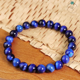 Natural Blue Tiger Cat's Eye Bracelet