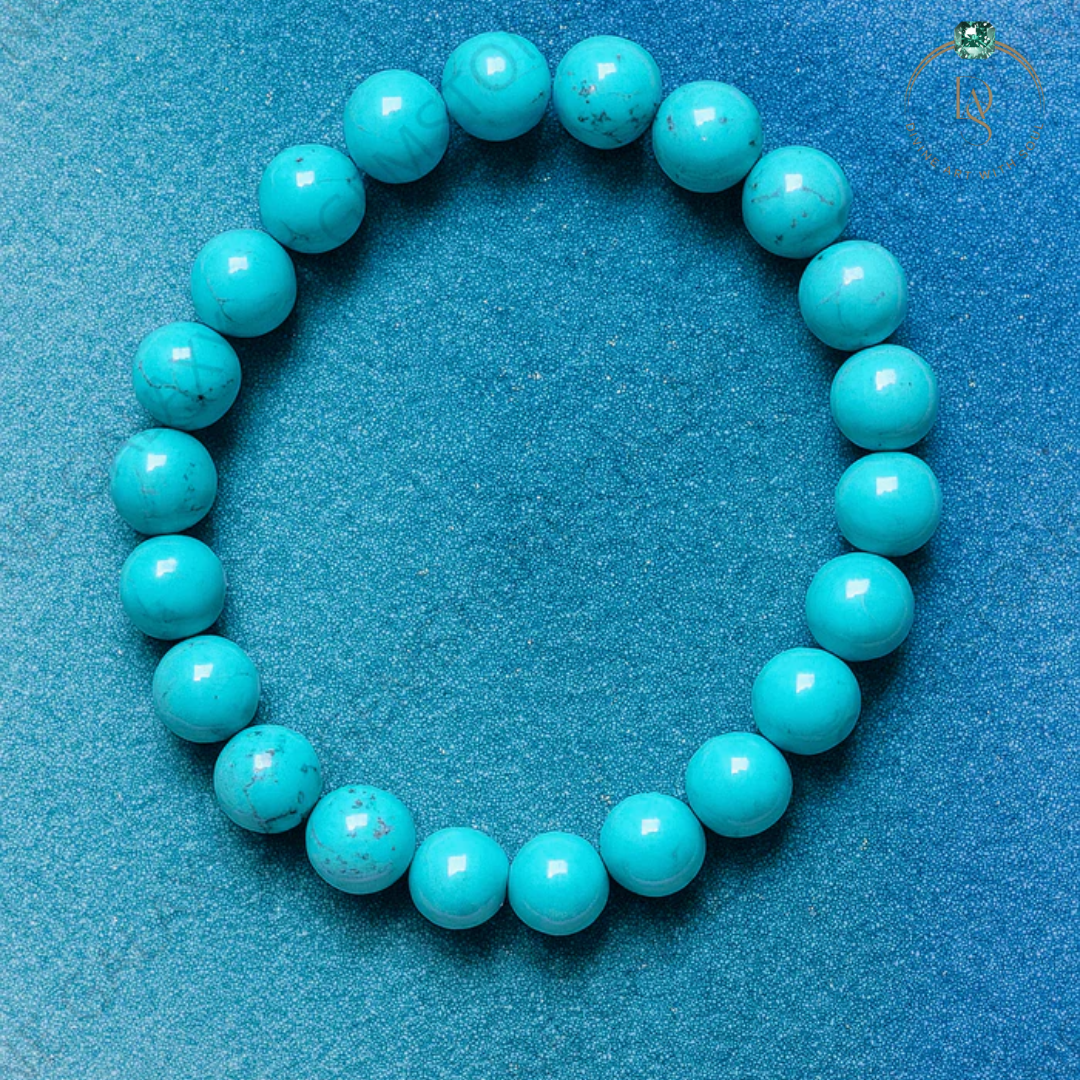Natural Blue Turquoise Bracelet