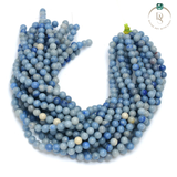 Natural Blue Aventurine Round Beads String