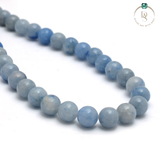 Natural Blue Aventurine Round Beads String