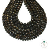 Natural Bronzite Round Beads String