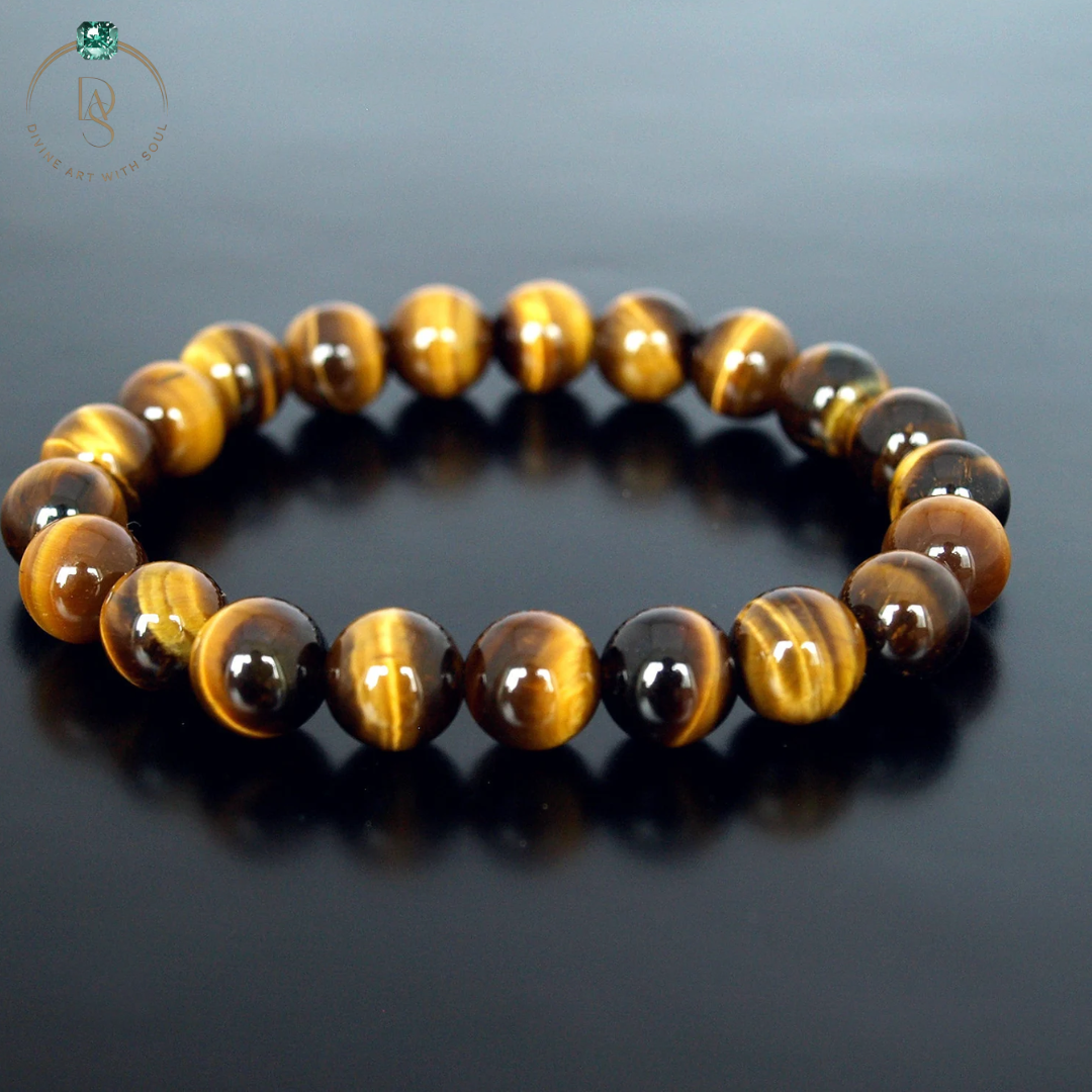 Natural Yellow Tiger Eye Bracelet