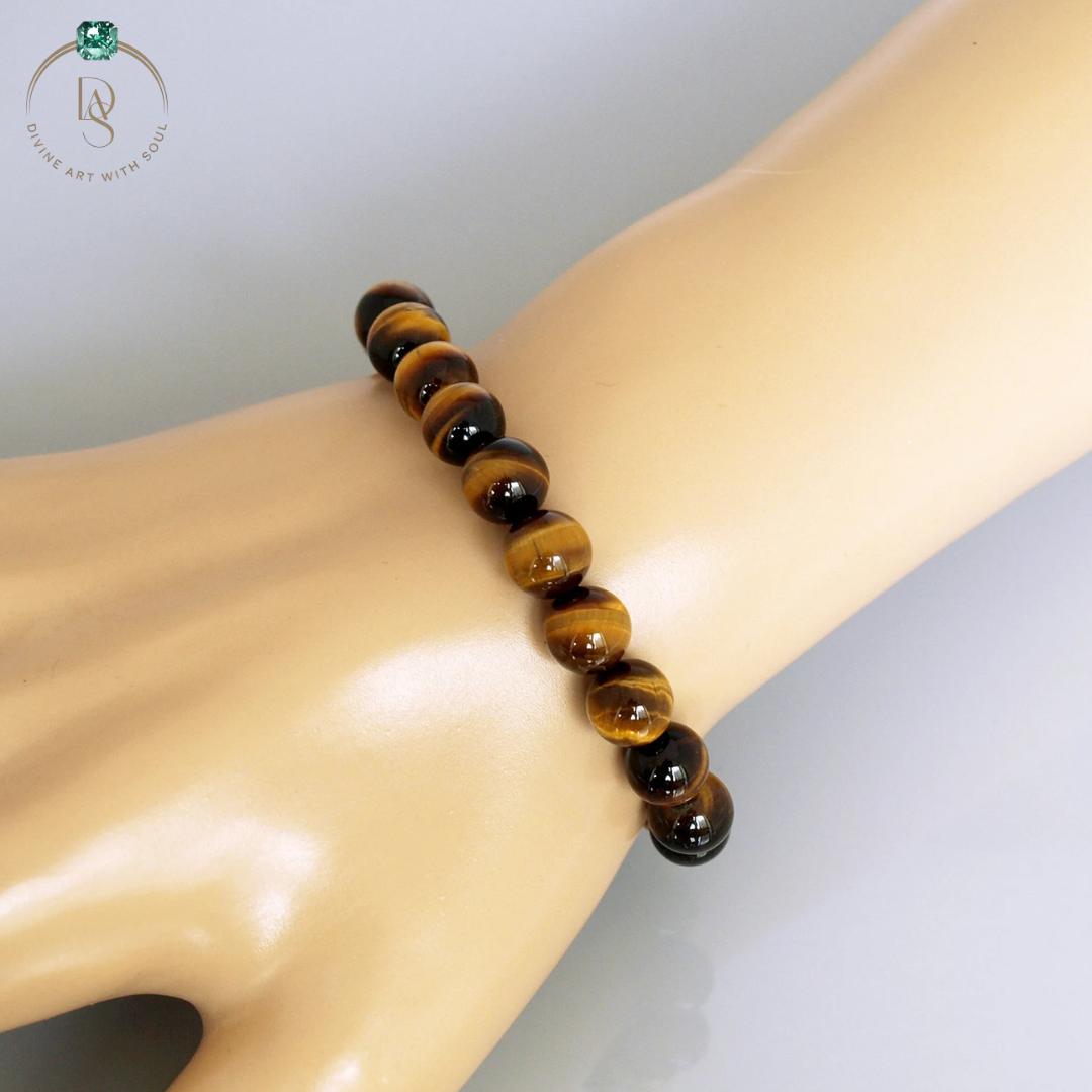 Natural Yellow Tiger Eye Bracelet
