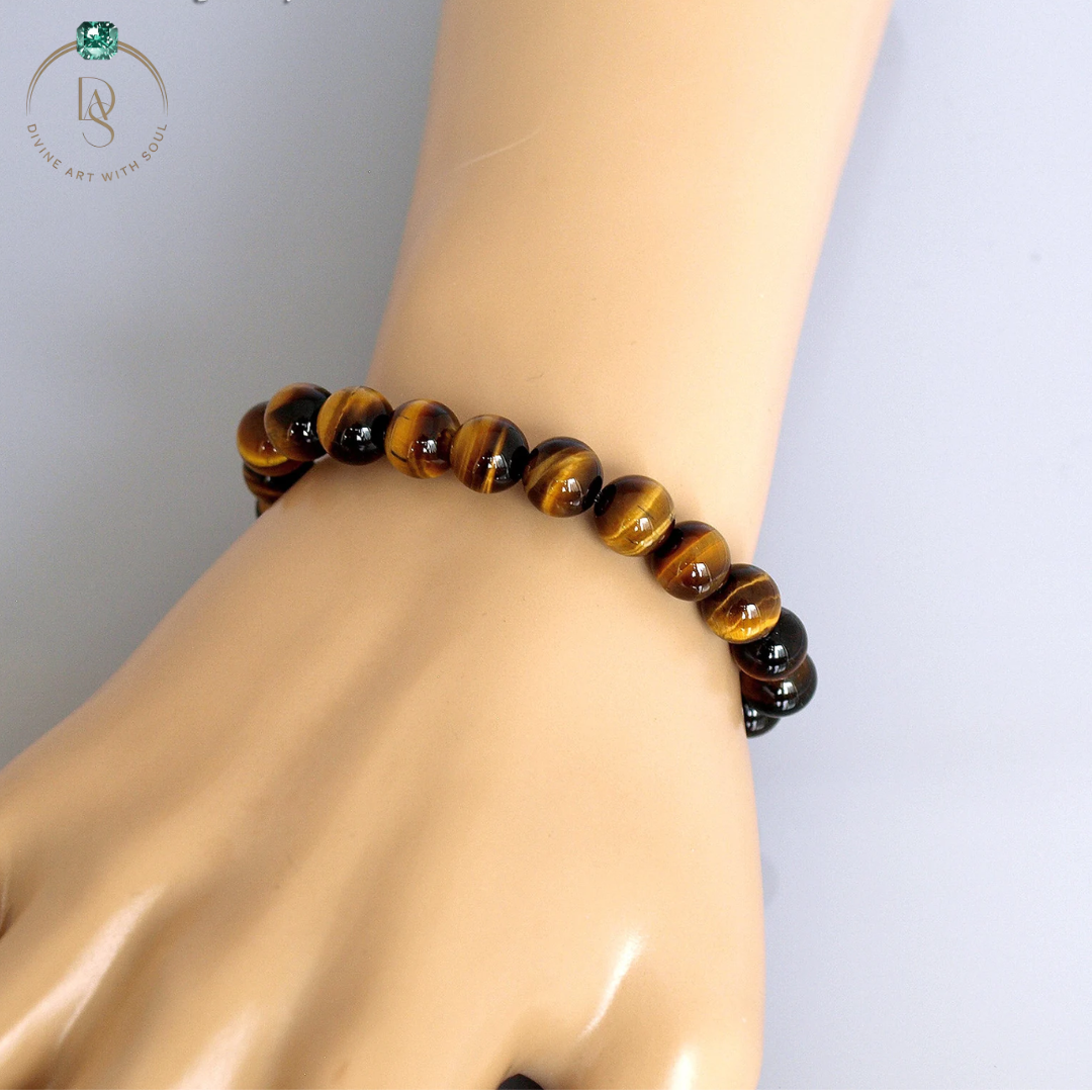 Natural Yellow Tiger Eye Bracelet