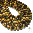 Natural Yellow Tiger Eye Round Beads String