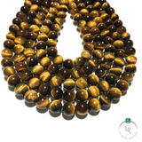 Natural Yellow Tiger Eye Round Beads String