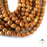 Natural Camel Jasper Round Beads String