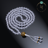 Natural Crystal Quartz Mala