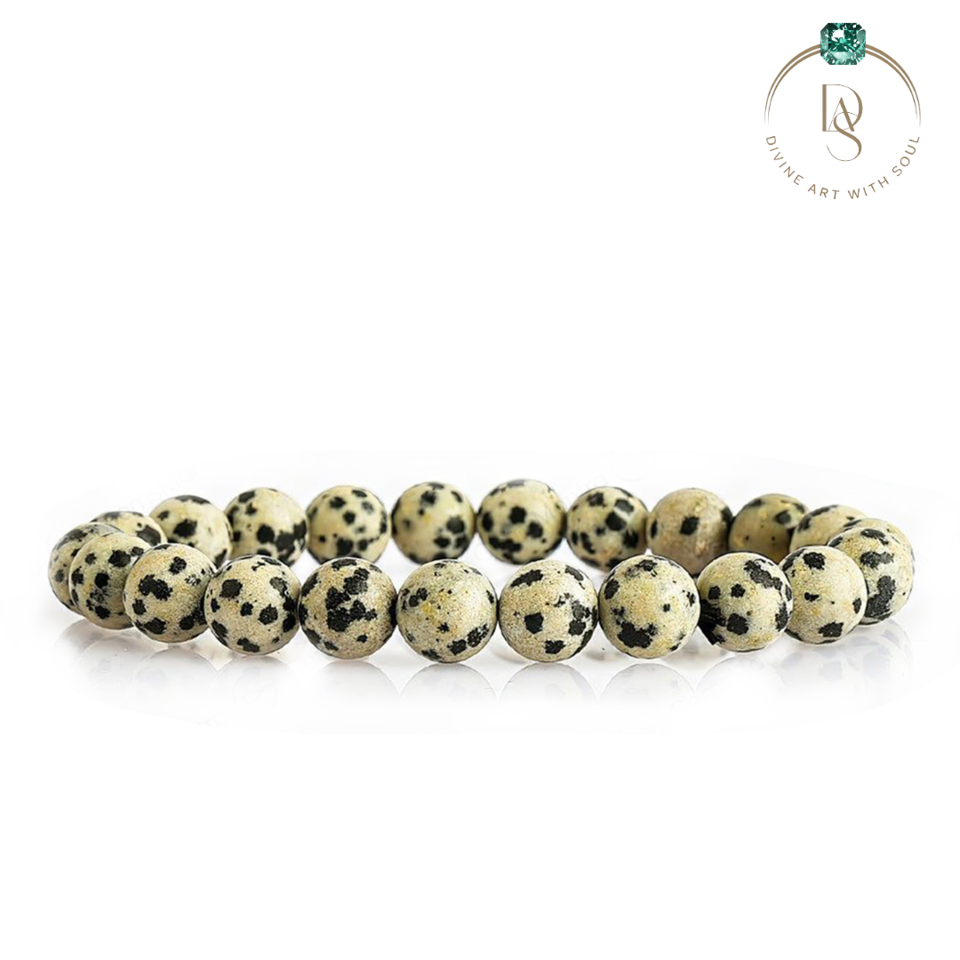 Natural Dalmatian Jasper Bracelet