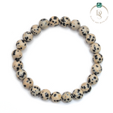 Natural Dalmatian Jasper Bracelet