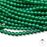 Natural Green Onyx Round Beads String