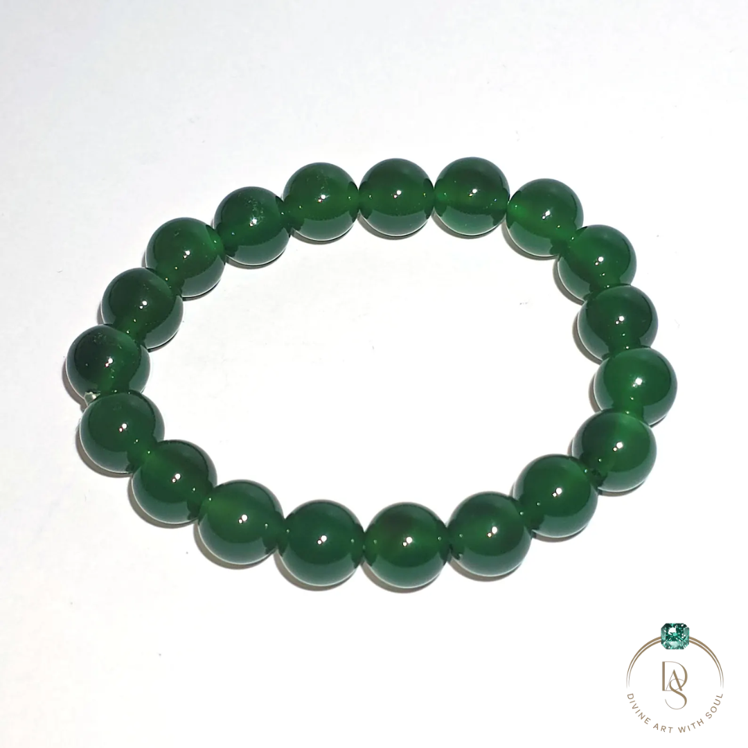 Natural Green Onyx Bracelet