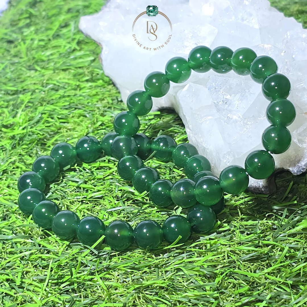 Natural Green Onyx Bracelet