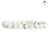 Natural White Howlite Bracelet