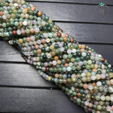 Natural Indian Agate Round Beads String