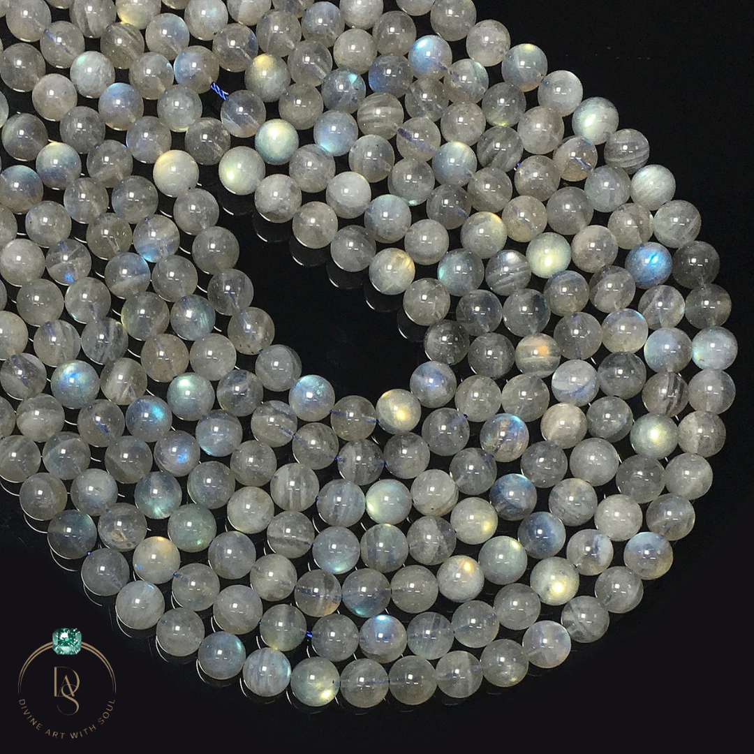 Natural Labradorite Round Beads String