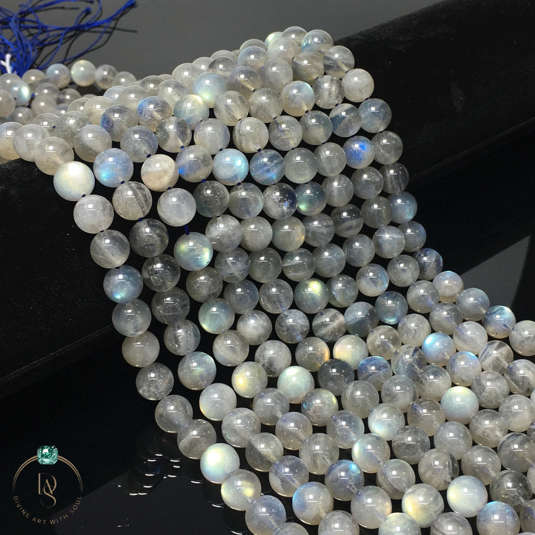 Natural Labradorite Round Beads String