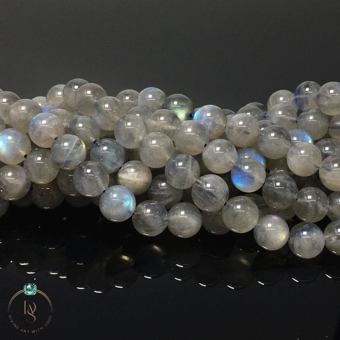 Natural Labradorite Round Beads String