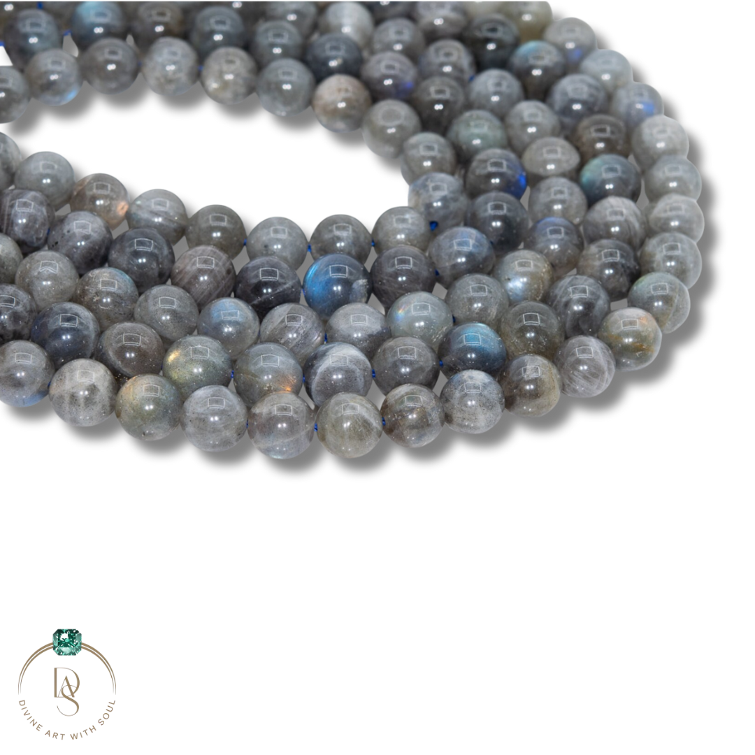Natural Labradorite Round Beads String