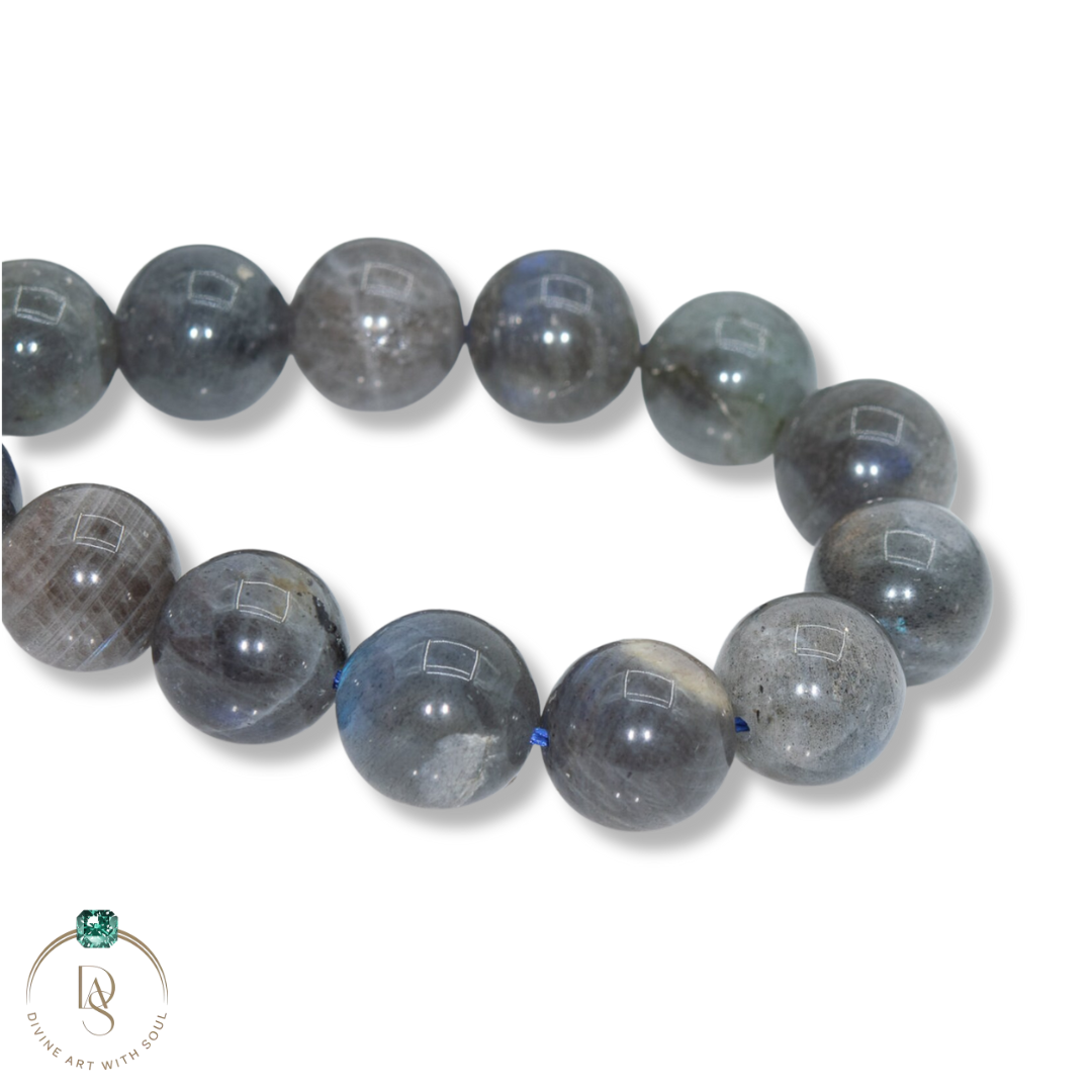 Natural Labradorite Round Beads String