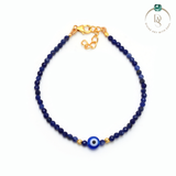 Natural Lapis Lazuli with Evil Eye Protection Bracelet