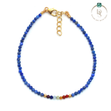 Natural Lapis Lazuli With Seven Chakra Protection Bracelet