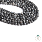 Natural Larvikite Round Beads String