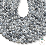 Natural Map Stone Round Beads String