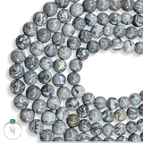 Natural Map Stone Round Beads String