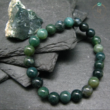 Natural Moss Agate Bracelet