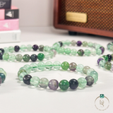 Natural Multi Fluorite Bracelet