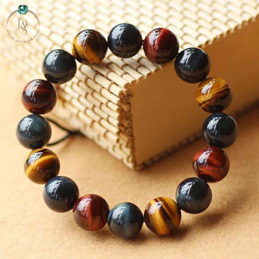 Natural Multi Tiger Eye Bracelet