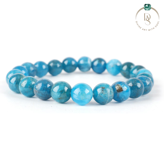 Natural Neon Apatite Bracelet